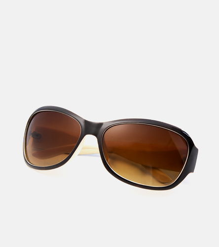Čierno-béžové slnečné okuliare Mello